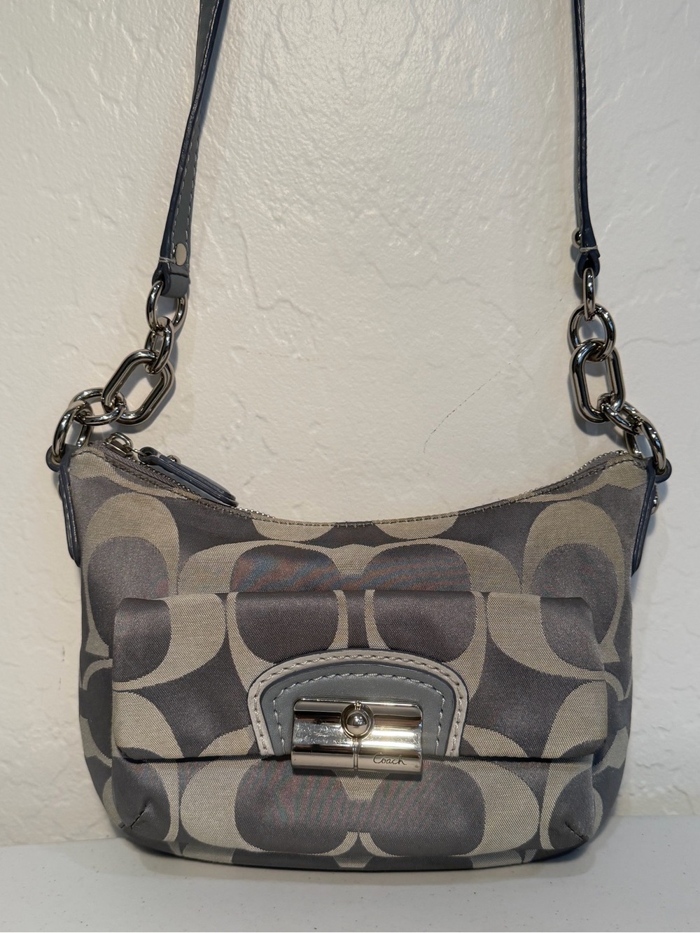 Coach Kristin Op Art Sateen Crossbody Bag